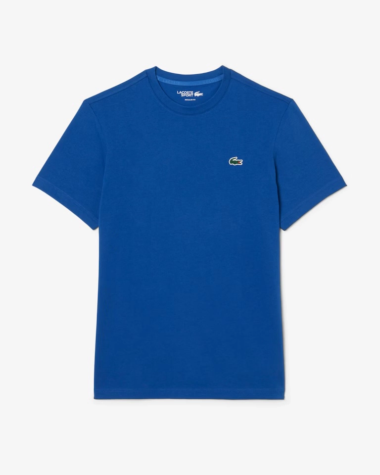 Camiseta Lacoste Sport azul costas detalhada  - 2