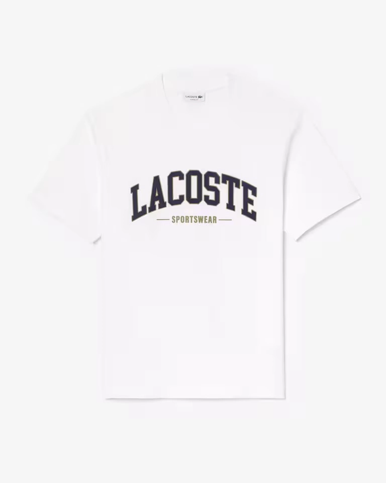 Camiseta Lacoste Sportwear branca  - 2