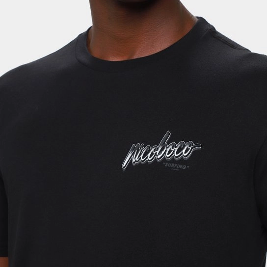 Camiseta Nicoboco Iron Masculina - Preto