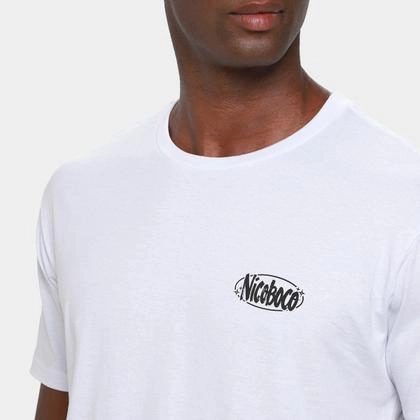 Camiseta Nicoboco Sking Masculina - preta  - 1