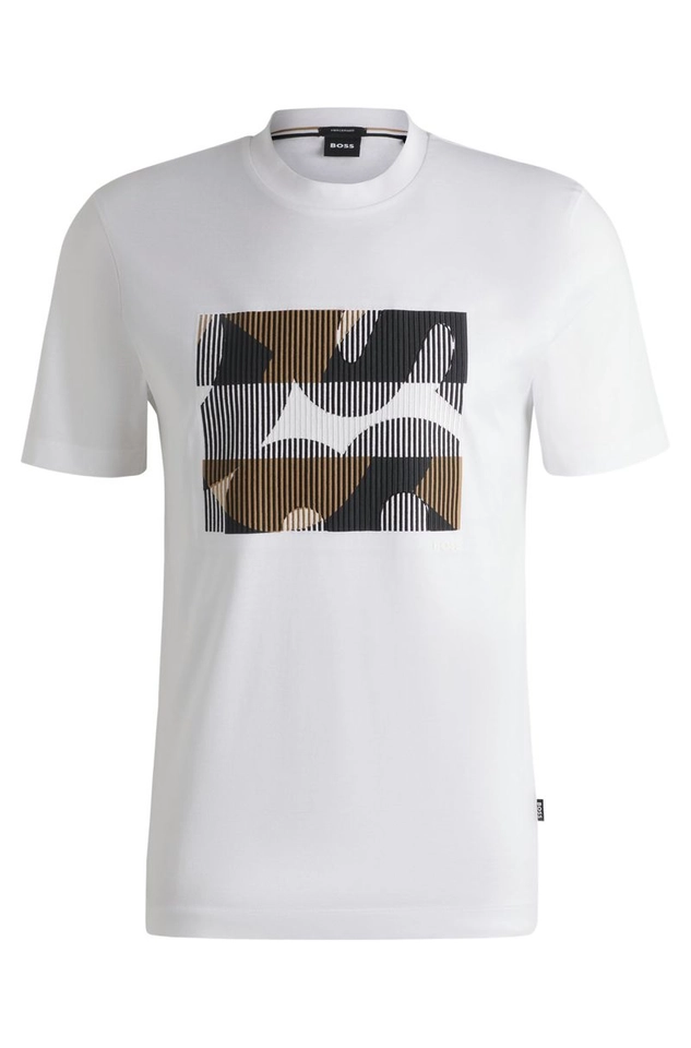 Camiseta Boss detalhe em logo