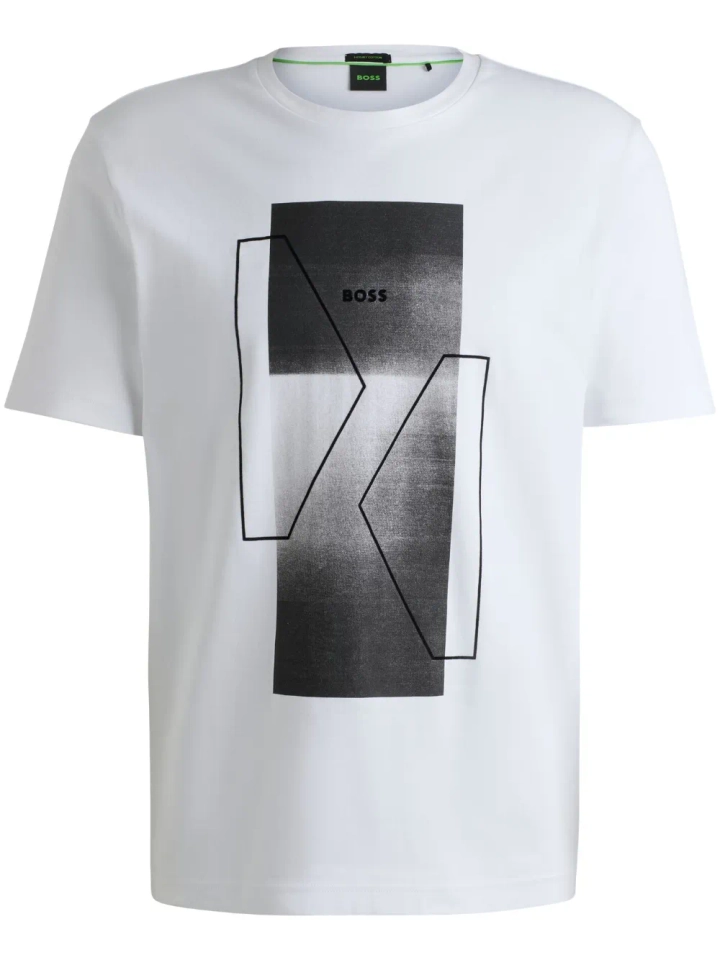Camiseta Boss com estampa gráfica 