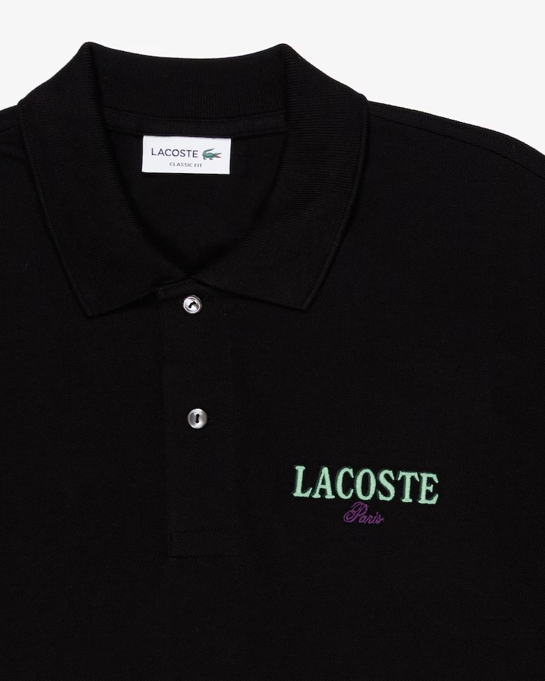 Polo Lacoste Paris preta  - 1