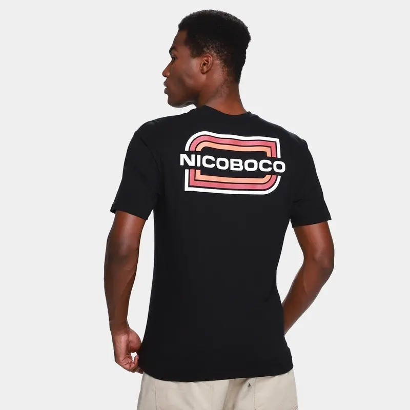 Camiseta Nicoboco Lipari Masculina - preta - 2