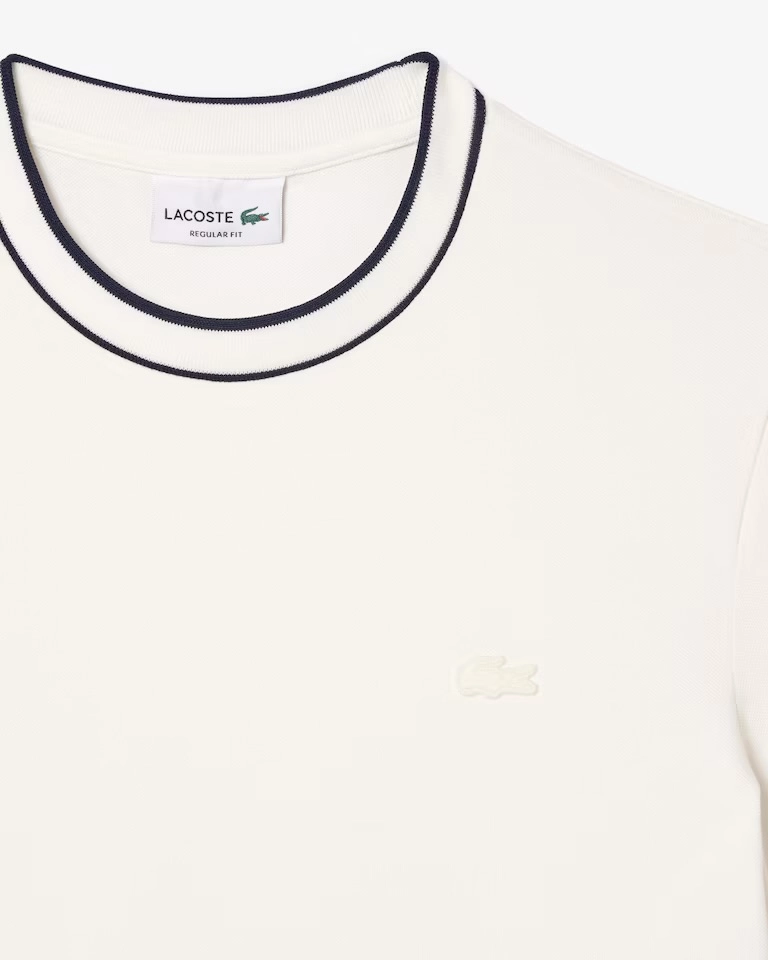 Camiseta lacoste detalhe gola  - 1