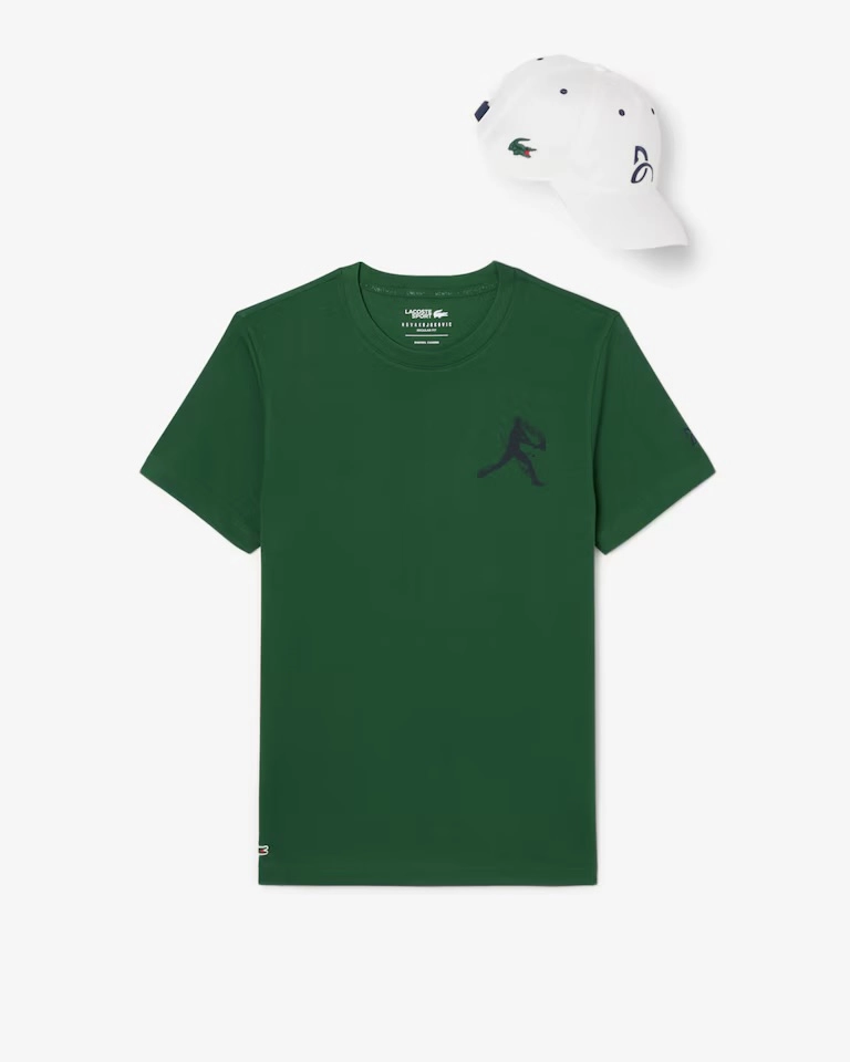 Camiseta Lacoste Tennis X Novak Djokovic verde  - 2