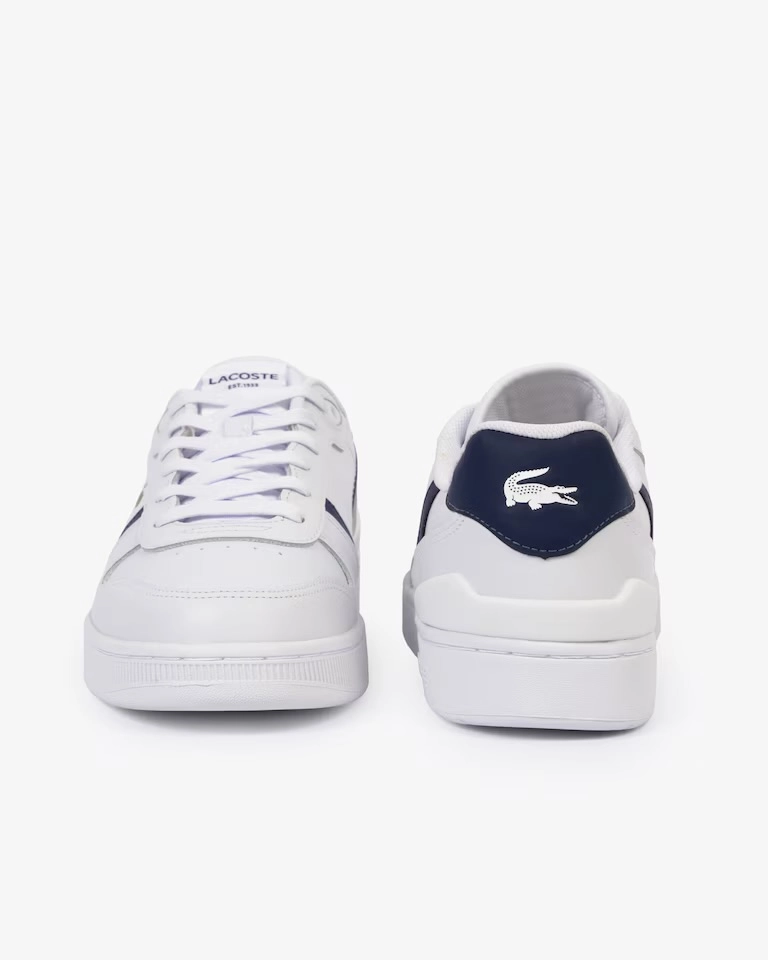 Tênis Lacoste T-CLIP branco e azul marinho  - 3