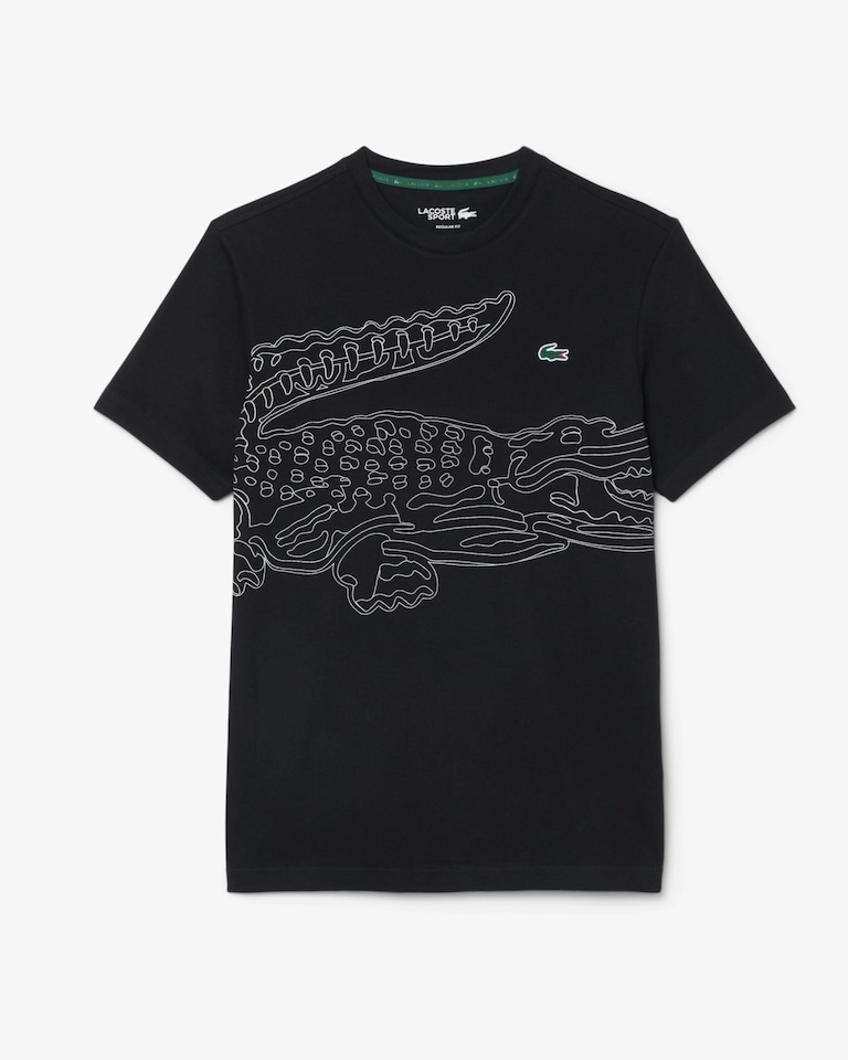 Camiseta Lacoste Estampado de Crocodilo e Tecnologia Ultra-Dry