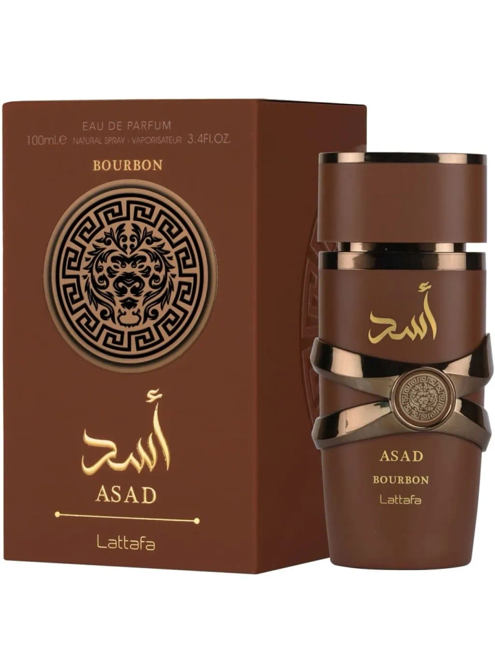 Perfume Árabe Masculino Asad Bourbon Lattafa Eau de Parfum - 100ml - 1