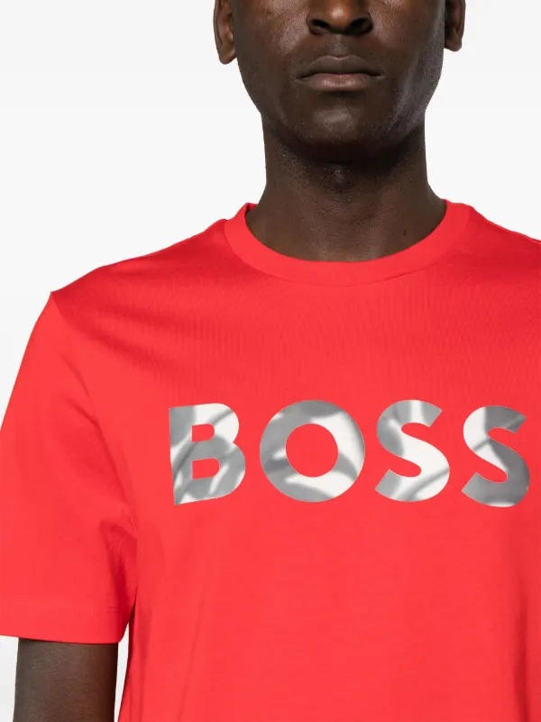 Camiseta Boss detalhe escuro  - 2