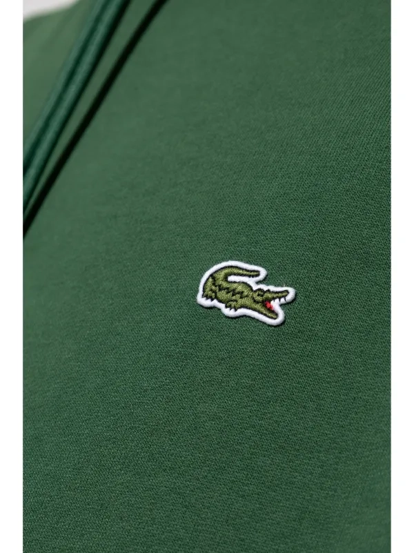 Moletom Lacoste com capuz verde  - 4