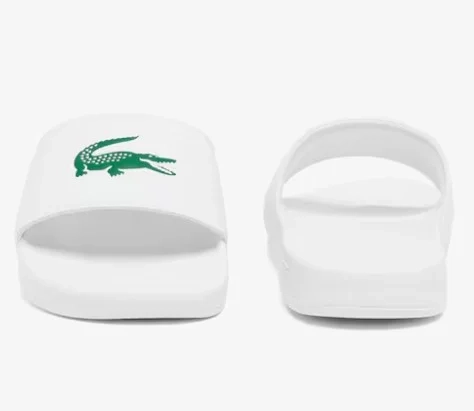 Slide Lacoste SERVE branca - 4