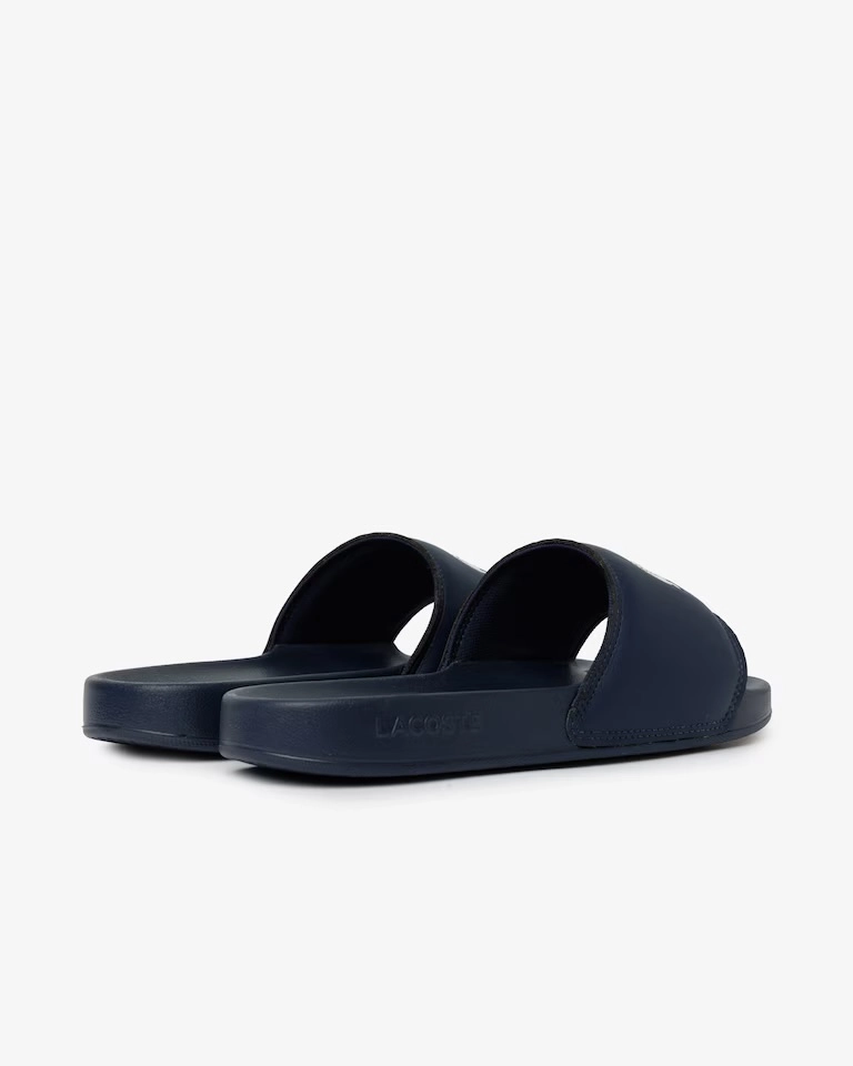 Slide Lacoste SERVE azul marinho  - 3