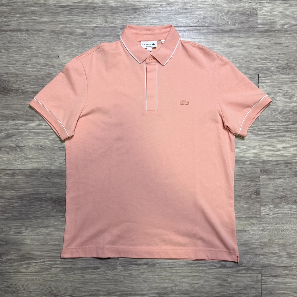 Polo Lacoste PARIS cor salmão  - 1