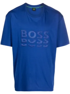 Camiseta Boss azul escuro 