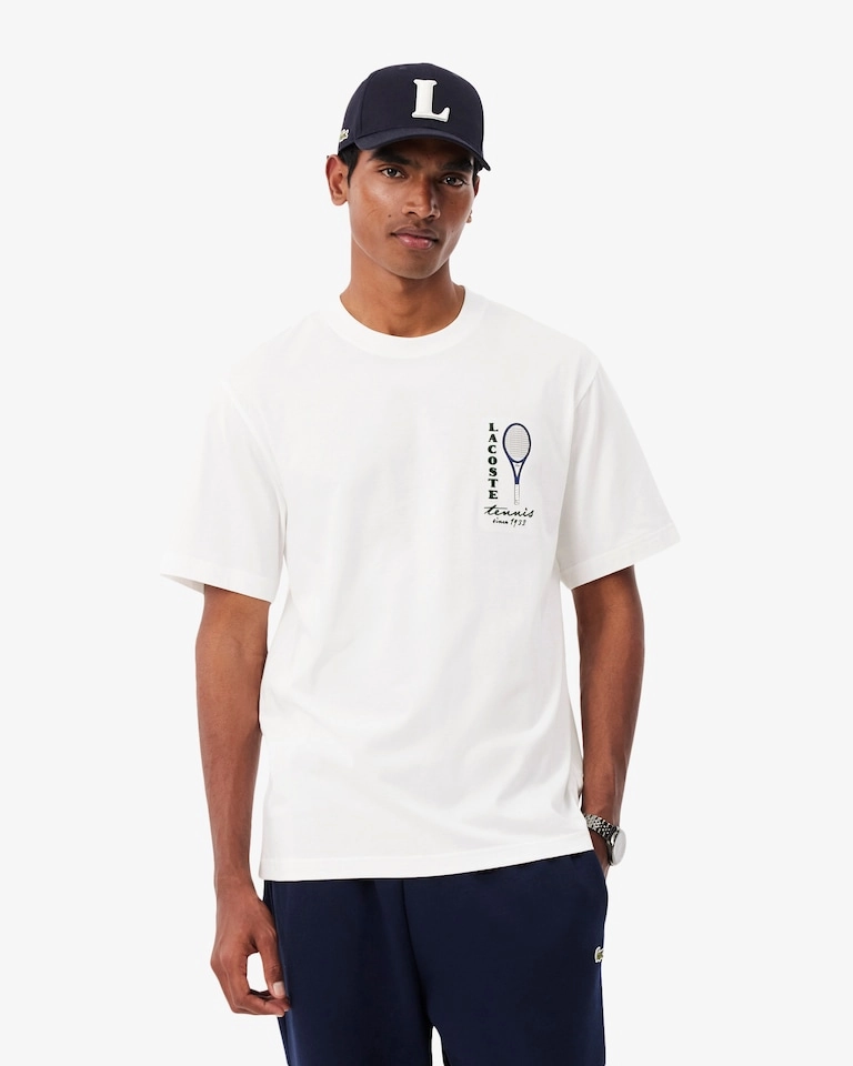 Camiseta Lacoste estampa tennis  - 4