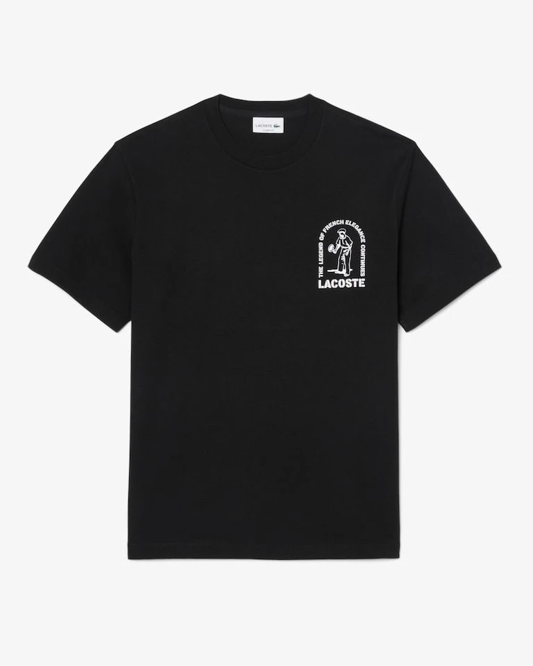 Camiseta Lacoste the legend T-shirt de Algodão Grosso Estampado - 1