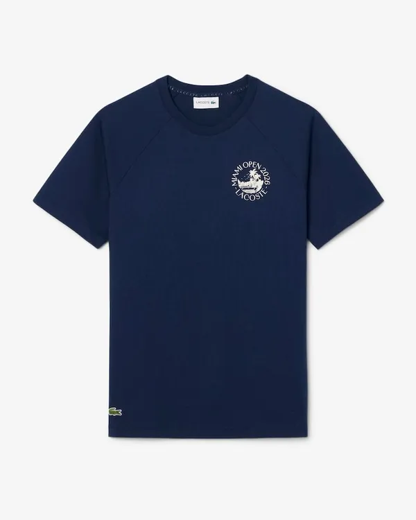 Camiseta Lacoste Gráfica Edição Miami Open