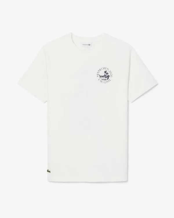 Camiseta Lacoste Gráfica Edição Miami Open