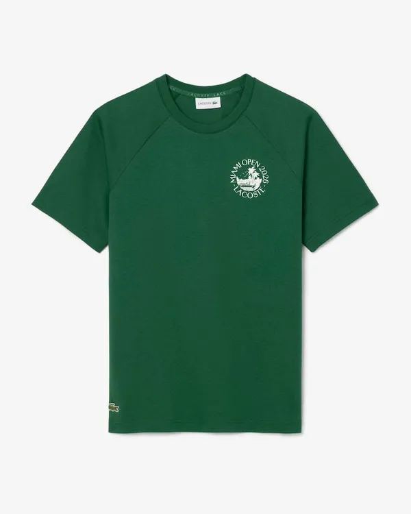 Camiseta Lacoste Estampada Edição Miami Open