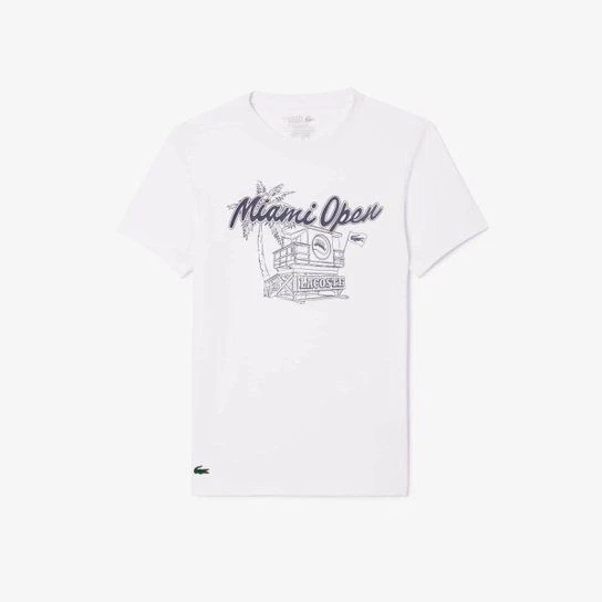 Camiseta Lacoste Esportiva Tênis Ultra-Dry Azul claro - 1