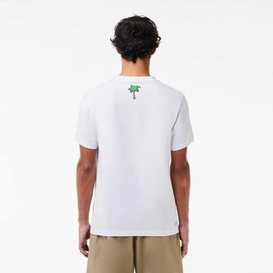 Camiseta Lacoste Esportiva Tênis Ultra-Dry Azul claro - 3