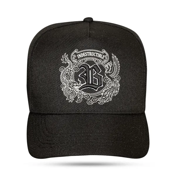 Boné BLCK Snapback Preto Indestructible 