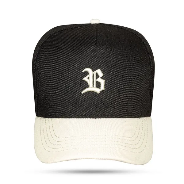 Boné BLCK Snapback Preto Basic Off White 