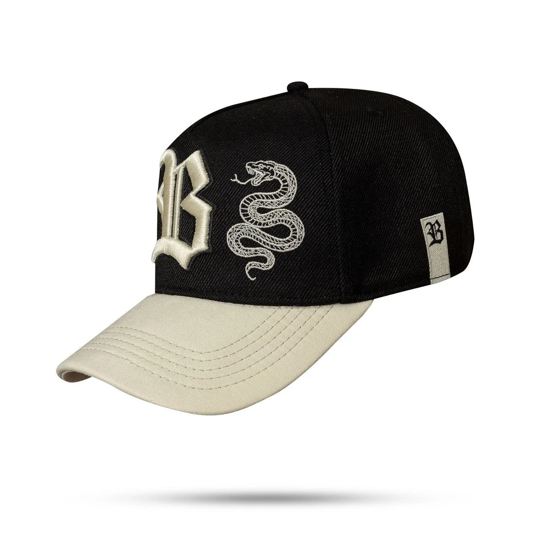 Boné BLCK Snapback Preto Snake Off White  - 2