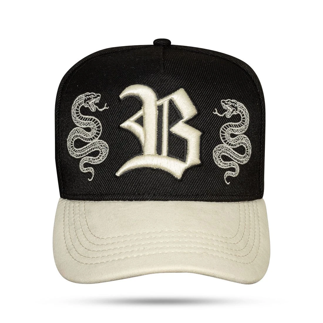Boné BLCK Snapback Preto Snake Off White  - 1