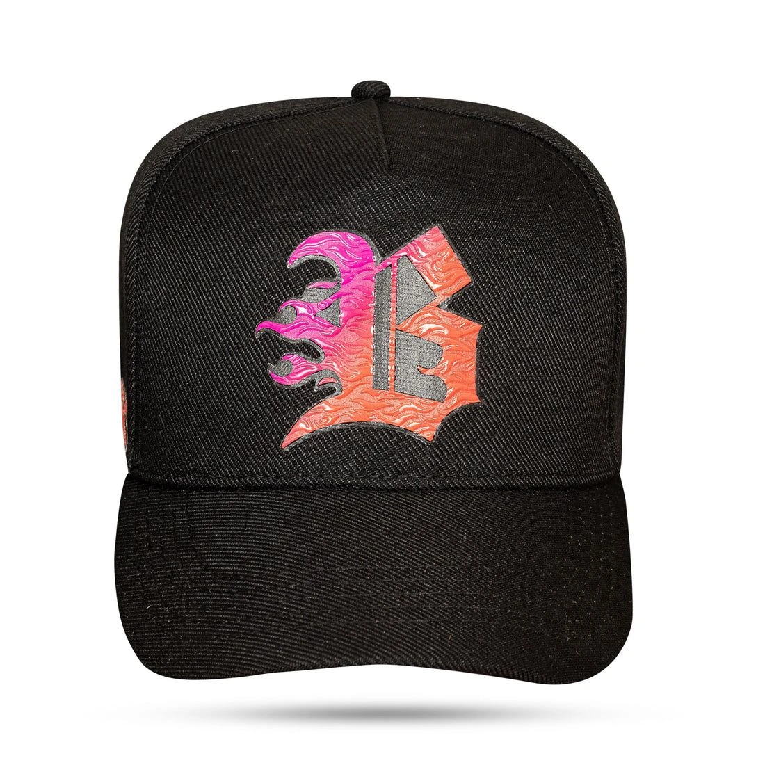 Boné BLCK Snapback Preto Speed Rosa  - 1