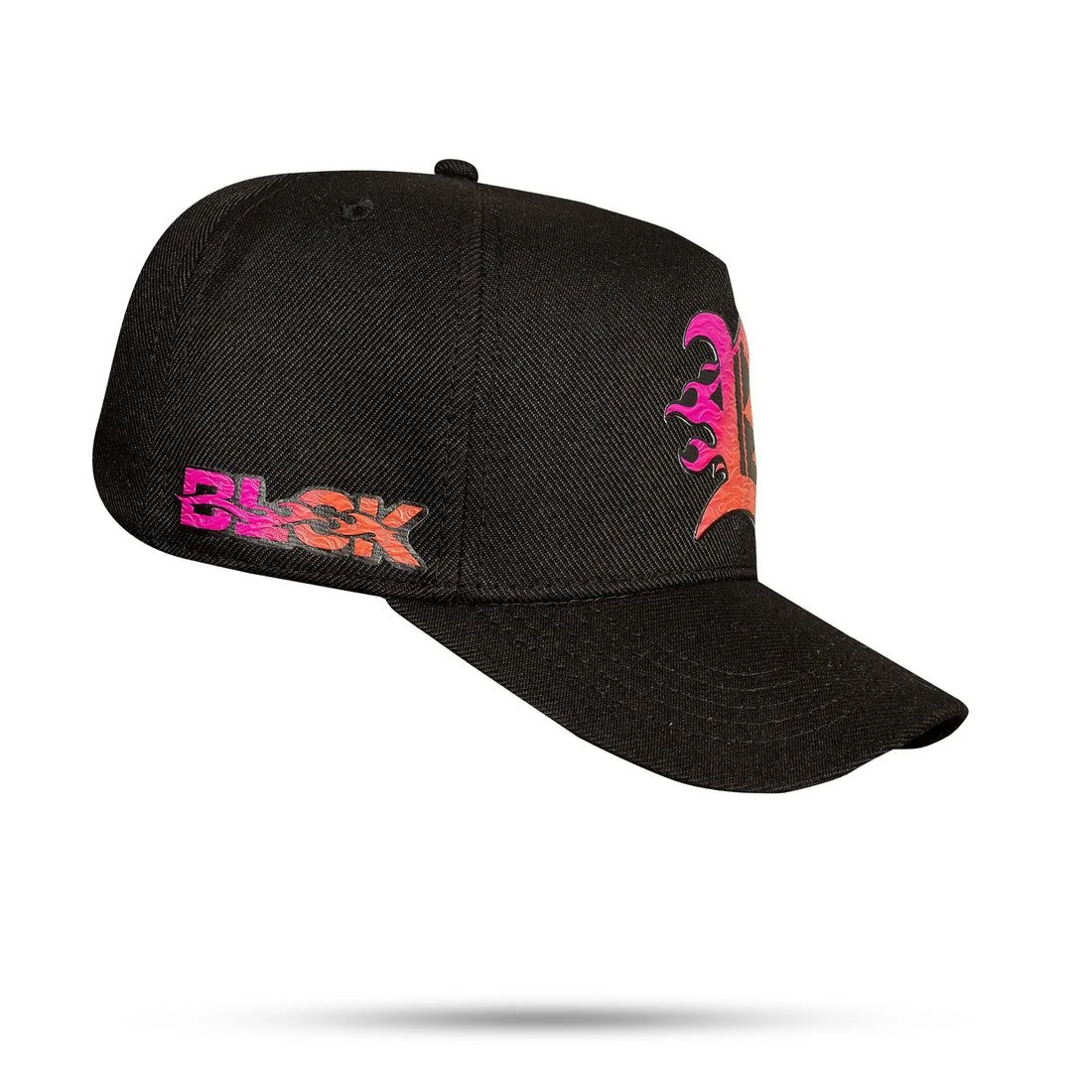 Boné BLCK Snapback Preto Speed Rosa  - 3
