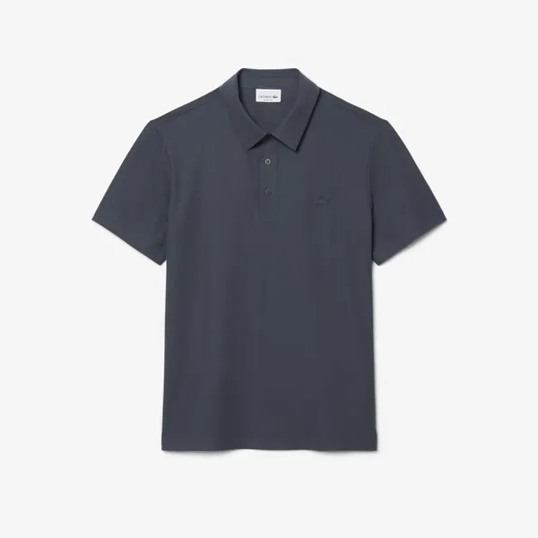 Polo Lacoste Regular Fit Paris Preta 