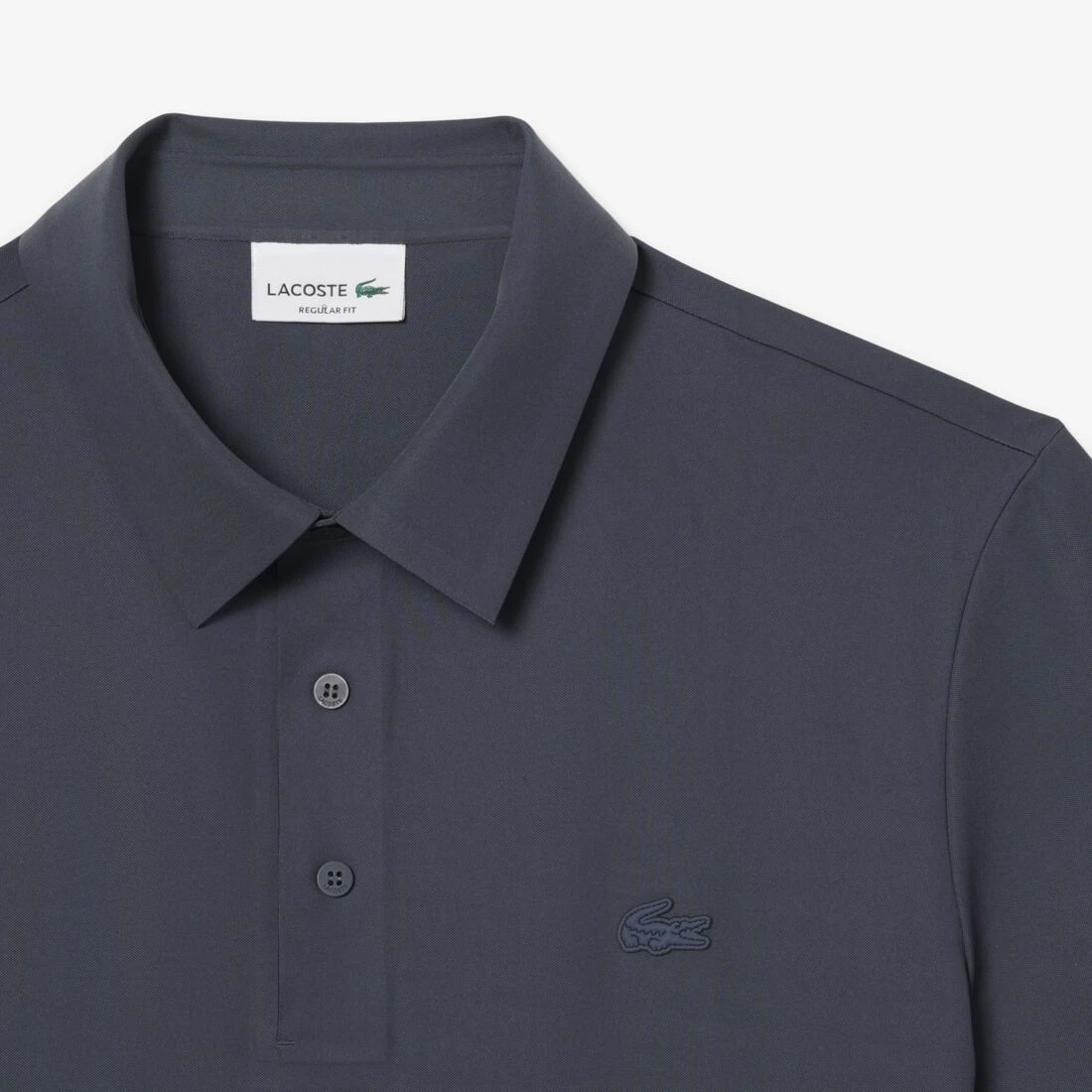 Polo Lacoste Regular Fit Paris Preta  - 2