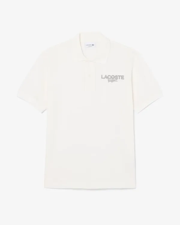 Polo Lacoste croco logo 