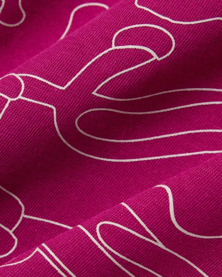 Camiseta Lacoste Croco estampa Rosa  - 4
