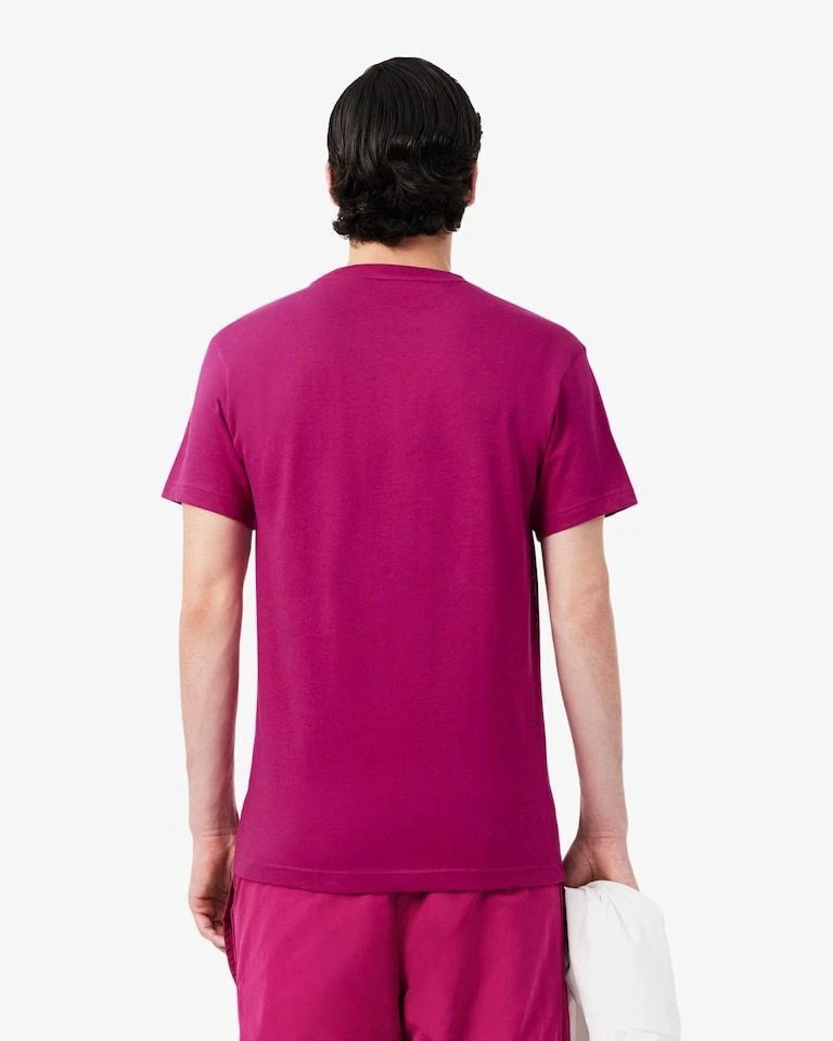 Camiseta Lacoste Croco estampa Rosa  - 2