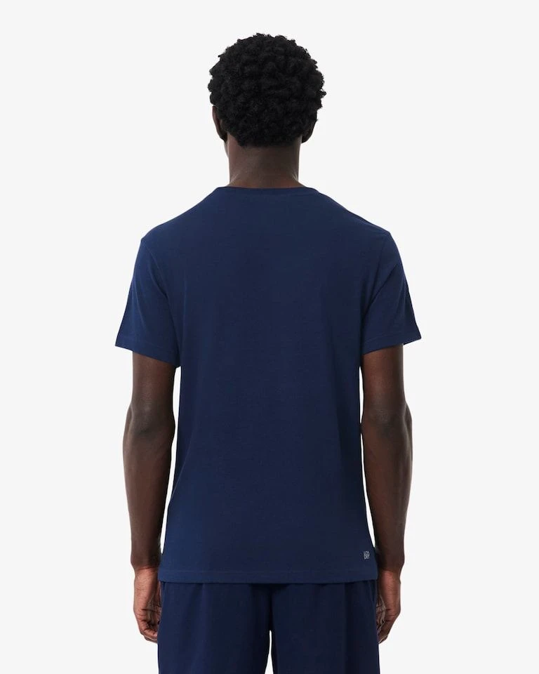Camiseta Lacoste big croco azul marinho - 2