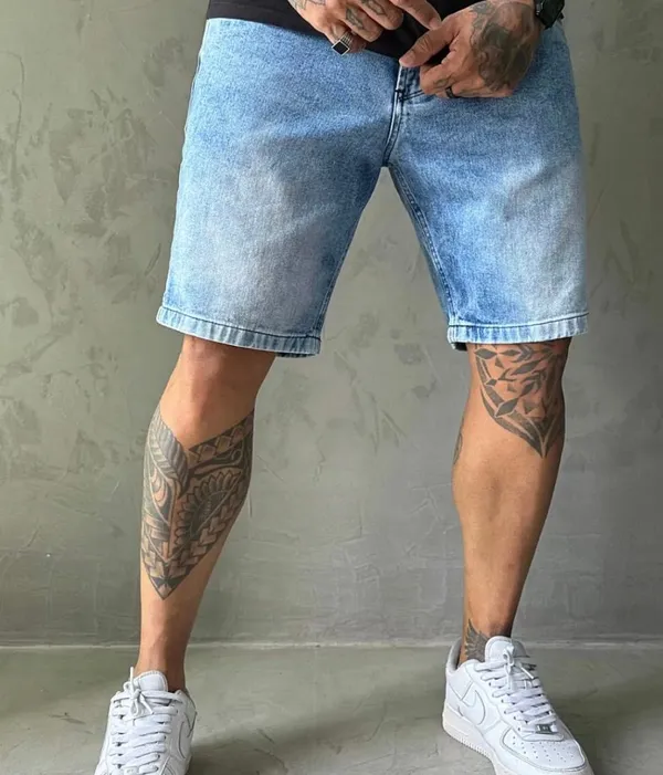 Bermuda jeans delavê jay jones