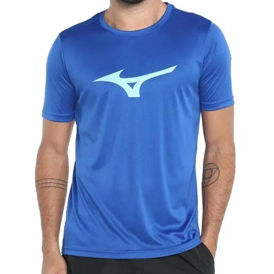 Camiseta Mizuno Run Spark Masculina - Azul Claro