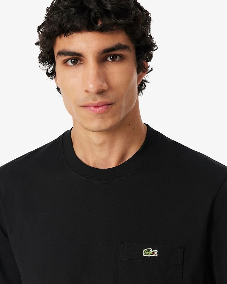 Camiseta de Algodão com Bolso - 3