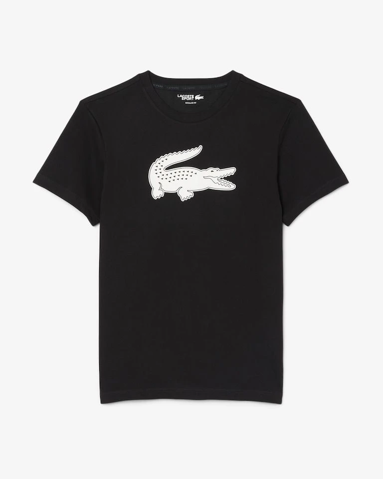 Camiseta Lacoste big croco preta  - 1