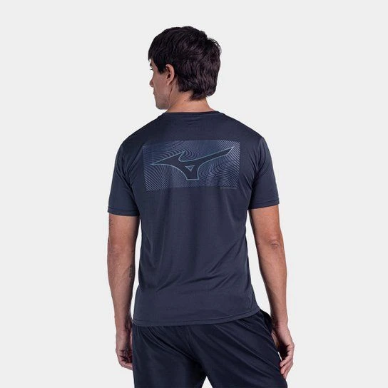 Camiseta Mizuno Focus Stamp Masculina - Azul - 2
