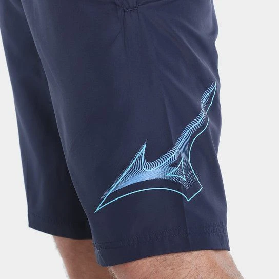 Bermuda Mizuno Run Bird Masculina - Azul Escuro - 3