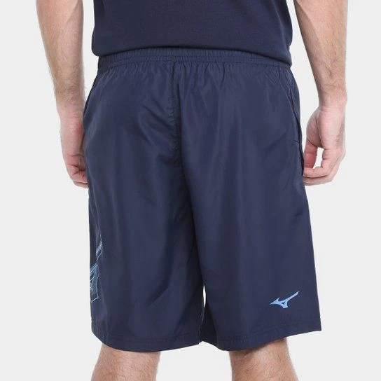 Bermuda Mizuno Run Bird Masculina - Azul Escuro - 2