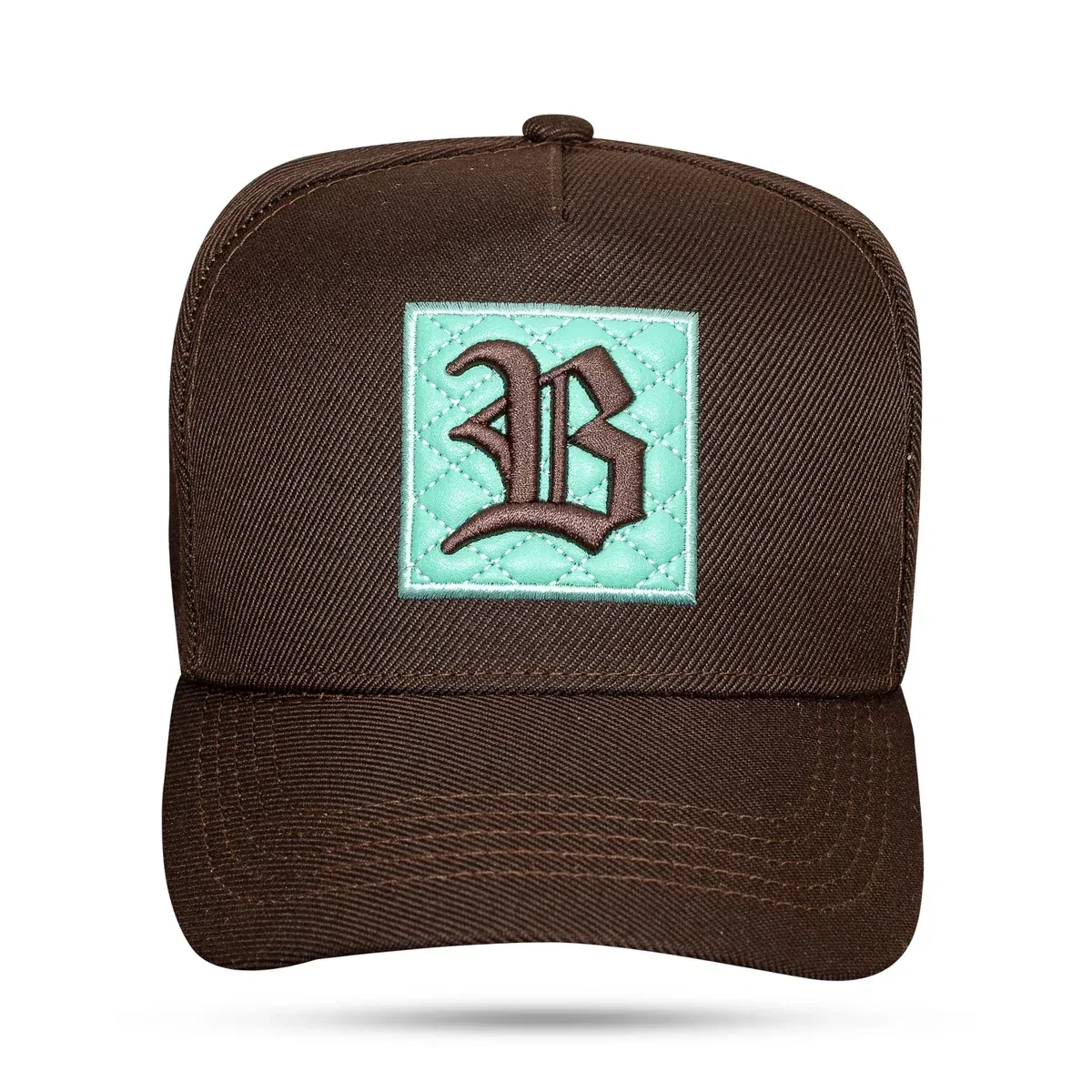 Boné snapback Marrom puff  - 1