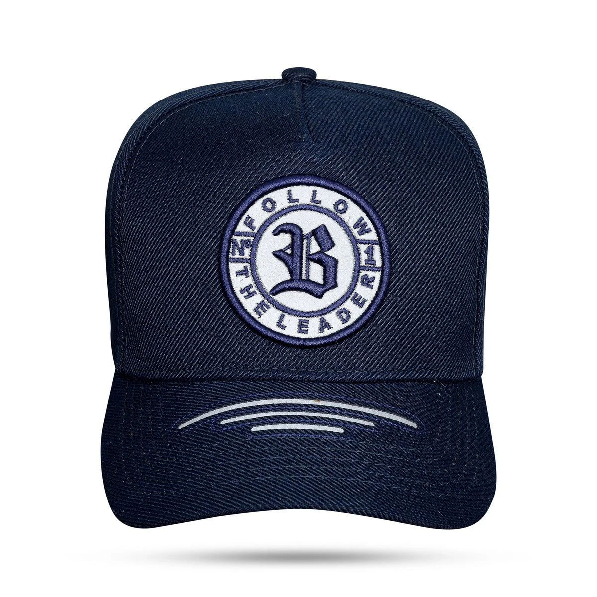 Boné snapback laser cut follow navy blue  - 1