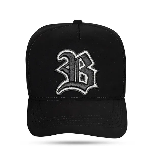 Boné snapback Nobuck shine white 