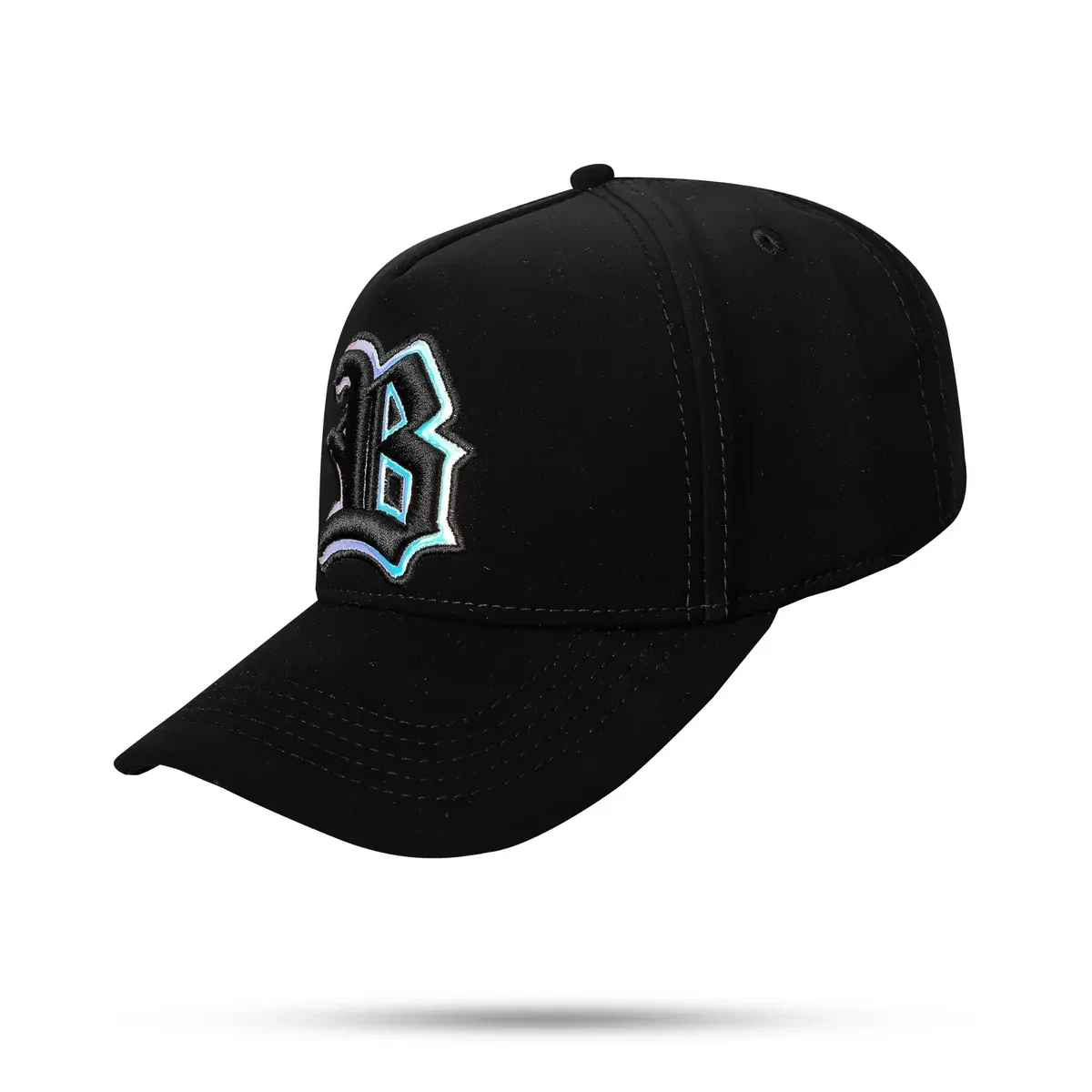 Boné snapback Nobuck holographic prata  - 2