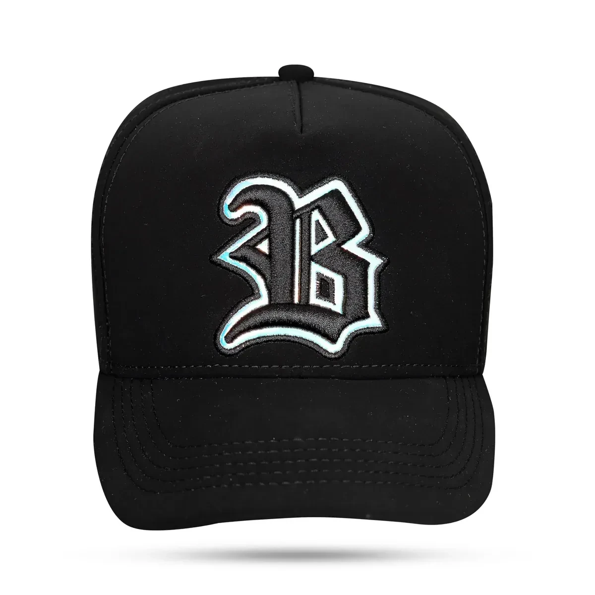 Boné snapback Nobuck holographic prata  - 1